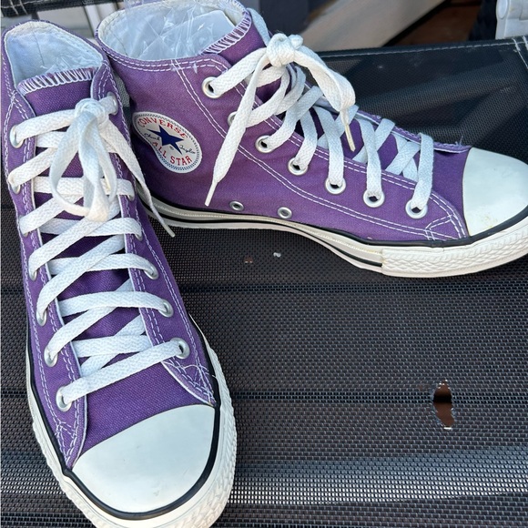 Converse Violet High-Top Sneakers - Picture 8 of 13